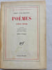 POEMES. (1836-1846).Traduits d'apr&egrave;s la le&ccedil;on des manuscrits par Pierre Leyris. . BRONT&Euml; Emily-Jane  LEYRIS Pierre