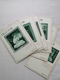 MIEUX VIVRE.Du n°1 (janvier 1936) au n°12 (décembre 1936). Revue mensuelle. Direction artistique de Georges BESSON. 12 plaquettes.