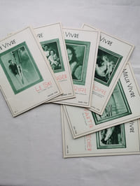 MIEUX VIVRE.Du n°1 (janvier 1936) au n°12 (décembre 1936). Revue mensuelle. Direction artistique de Georges BESSON. 12 plaquettes.
