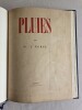 PLUIES. 1 volume- VENTS. 1 volume. Ensemble deux ouvrages. . SAINT-JOHN-PERSE Alexis LEGER 