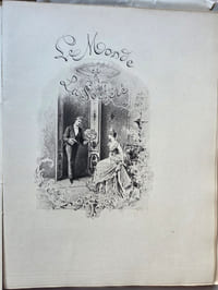 LE MIROIR DU MONDE . Notes et sensations de la vie pittoresque. Illustrations en couleurs d'après Paul Avril. 