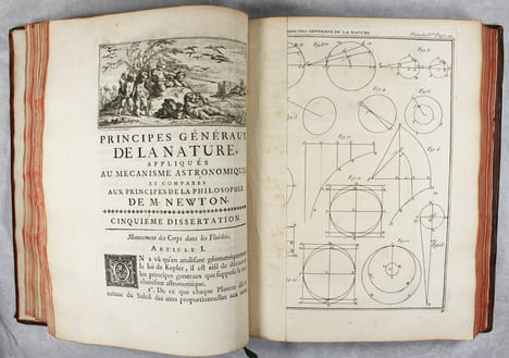 Astronomie physique ou principes généraux de la nature, appliqués au mécanisme astronomique et comparés aux principes de la philosophie de M. Newton.. ...
