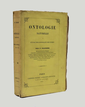 Ontologie naturelle ou étude philosophique des êtres.. FLOURENS, Pierre