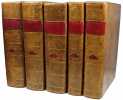 Recueil de 33 pièces (31 imprimées et 2 manuscrites) du procès en réhabilitation de Thomas Arthur de Lally-Tollendal, reliées à l'époque en cinq ...