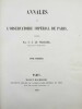 Annales de l'observatoire imp&eacute;riale de Paris. M&eacute;moire. Tome premier.. LE VERRIER, Urbain