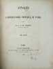 Annales de l'observatoire impériale de Paris. Mémoires. Tome II.. LE VERRIER, U.J.