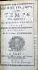 La connaissance des temps pour l'année 1721 au méridien de Paris, publiée par l'ordre de l'Académie royale des sciences. . CONNAISSANCE DES TEMPS, ...