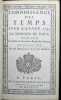 Connaissance des temps pour l'année 1743 au méridien de Paris, publiée par l'ordre de l'Académie Royale des Sciences.. CONNAISSANCE DES TEMPS, MARALDI