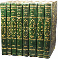 Rapport annuel sur les progrès des sciences physiques et chimiques. Présenté le le 31 mars 1840 [-1847] à l'Académie royale des sciences de Stockholm. Traduit du suédois sous les yeux de l'auteur par [Emile] Plantamour. 