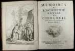 Mémoires de l'Académie royale de chirurgie. Nouvelle édition.. ACADEMIE DE CHIRURGIE