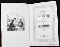 Nouveau tableau de Paris comique, critique et philosophique. Par MM. Balzac, A. Dumas, Soulié, Gozlan, Ourliac, Briffault, Guinot, Monnier, etc. Illustrations de Gavarni, Victor Adam, Daumier, D'Aubigny, H. Emy, Traviès...