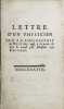 Lettre d'un physicien sur la philosophie de Neuton, mise à la portée de tout le monde par Monsieur de Voltaire.. REGNAULT, Noel