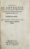 Rerum in Arvernia gestarum, praecipue in Ambert & Yssoduri urbium obsidionibus anno 1577, luctuosa narratio.. VILLEBOIS, Louis