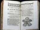 Variorum carminum libri quatuor. S. F. S. T. Anno MDCLXXX.. FERMAT, Samuel de