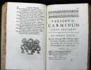 Variorum carminum libri quatuor. S. F. S. T. Anno MDCLXXX.. FERMAT, Samuel de