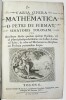 Varia opera mathematica.. FERMAT, Pierre de