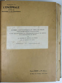 [Ensemble de 36 tirés à part ou extraits de revues, d'articles d'Henri Baruk.]
