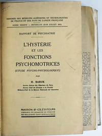[Ensemble de 36 tirés à part ou extraits de revues, d'articles d'Henri Baruk.]