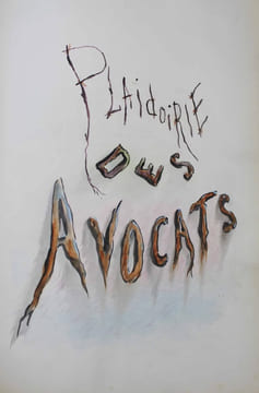 [Caricatures]. Plaignants, Accusés, Témoins à charge, Témoins à décharge, Défenseurs.. LADREYT, Eugène