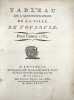 Tableau de l'administration de la ville de Toulouse, pour l'année 1785.. TOULOUSE, [PARMENTIER, LAVOISIER]