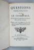 Questions importantes sur le commerce, à loccasion des oppositions au dernier Bill de Naturalisation. Ouvrage traduit de lAnglois de Josias Tucker, ...