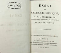 Essai de statique chimique.