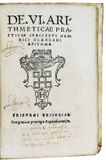 De vi arithmeticae practicae spec.... GLAREANUS, Heinrich (Henricus Loritus ...