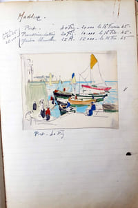 Inventaire des tableaux de ce peintre en deux cahiers manuscrits.