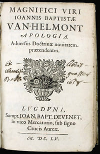 Magnifici viri Joannis Baptistae Van-Helmont Apologia. Adversus doctrinae novitatem praetendentes.