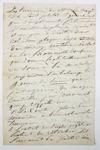 Ordonnance autographe signée.