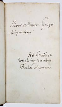 Oeuvres diverses du sieur D***, avec le Traité du Sublime ou du merveilleux dans le discours.