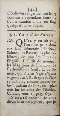Dissertation sur les maléfices et les sorciers, selon les principes de la théologie et de la physique où l'on examine en particulier l'état de la fille de Tourcoing.