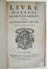 Livre dallois en or et en argent pour les marchands orf&egrave;vres, joyailliers de Paris.. JOAILLERIE