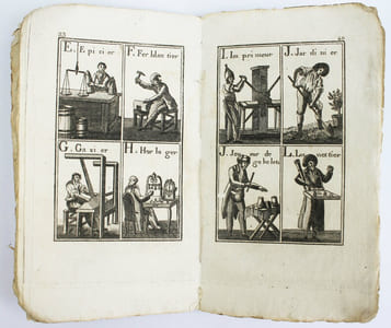 Abécédaire instructif des arts et métiers. Ouvrage dans lequel un enfant, en samusant, peut sinstruire des arts les plus utiles à la société.