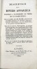 Description des divers appareils propres à économiser le temps et le combustible, qui se vendent chez M. Harel.. HAREL, Charles