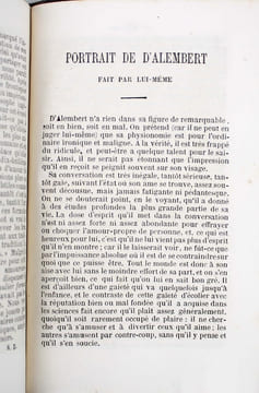 Discours préliminaire de l'Encyclopédie.. D'ALEMBERT