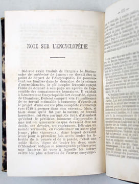 Discours préliminaire de l'Encyclopédie.. D'ALEMBERT