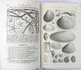 Der Jura. Mit 3 Uebersichtstafeln, 42 Holzschnitten und einem Atlas von 100 Tab.. QUENSTEDT, Friedrich August von