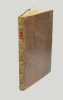 M&eacute;moire concernant la Generalit&eacute; de Poitiers. Dress&eacute; par M. Dableiges Intendant en 1698.. POITOU, MAUPEOU d' ABLEIGES