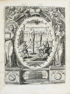 Templum Gratiarum, serenissimi ac potentissimi Principis, ac Domini, D. Leopoldi Archiducis Austriae, et Comitis Tyrolis etc. fundatoris munificentissimi; ... Fernandi II. Germani fratris; piis manibus, cineribusque: a memoria Archiducalis Collegii Passaviensis Societatis Jesu.