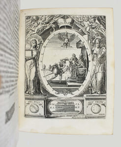 Templum Gratiarum, serenissimi ac potentissimi Principis, ac Domini, D. Leopoldi Archiducis Austriae, et Comitis Tyrolis etc. fundatoris munificentissimi; ... Fernandi II. Germani fratris; piis manibus, cineribusque: a memoria Archiducalis Collegii Passaviensis Societatis Jesu.