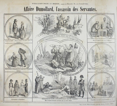 Affaire Dumollard. L'assasin des servantes. Assassinats et viols sur des filles domestiques attirées dans les bois.. DUMOLLARD, Martin