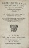 Remonstrance charitable touchant la religion et les vrayes marques d'icelle à Madame soeur du roy très chestien Henri IIII.. BENOIST, René
