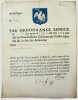 Brevet d'armoiries original.. HOZIER, Charles-René d'