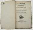 Réponse aux reproches que les gens du monde font à l'étude de la botanique.. SAINT-HILAIRE, Auguste de
