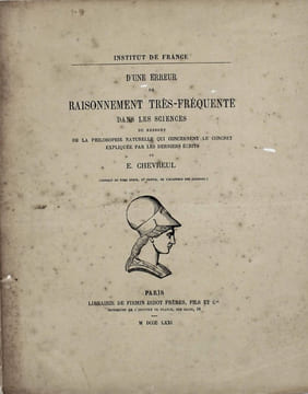 D'une erreur de raisonnement très fréquente dans les sciences du ressort de la philosophie naturelle qui concernent le concret expliquée par les ...