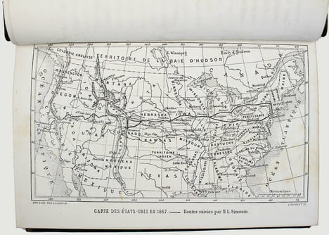 Le grand-ouest des Etats-Unis. Les pionniers et les peaux-rouges, les colons du Pacifique.. SIMONIN, Louis