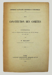 La constitution des comètes.