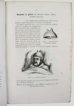 Revue descriptive des appareils destinés aux applications thérapeutiques de la chaleur et du froid.. GALANTE, Emile