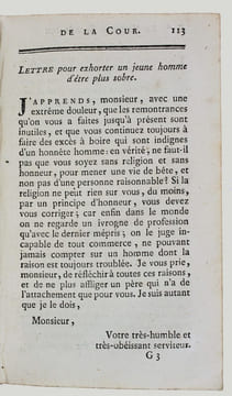 Le nouveau secrétaire de la cour et du cabinet, ou la manière d'écrire selon l'usage du temps, et dans la pureté de la Langue française. . LETTRES